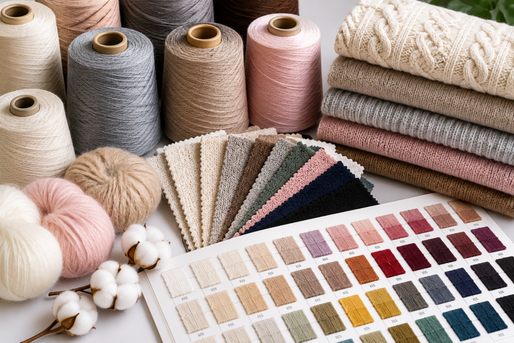 yarn selection for women’s knitwear