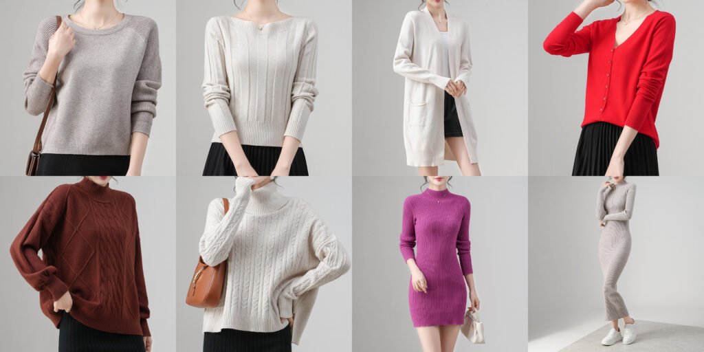 custom women’s knitwear styles