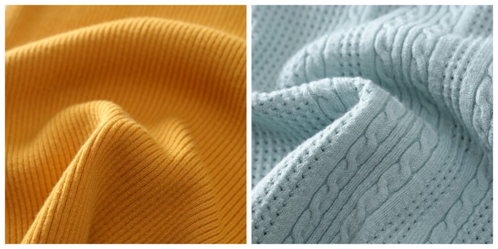 How Our Custom Women’s Sweater Development Process Works yarn and material selection for women’s knitwear