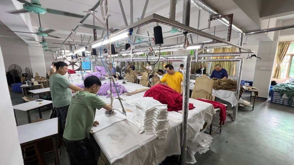 women’s sweaters production process